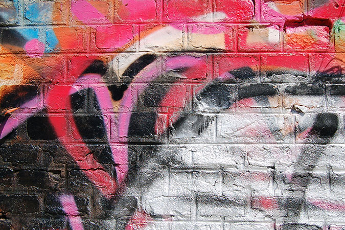 Nettoyage cryogénique pour nettoyer les graffitis